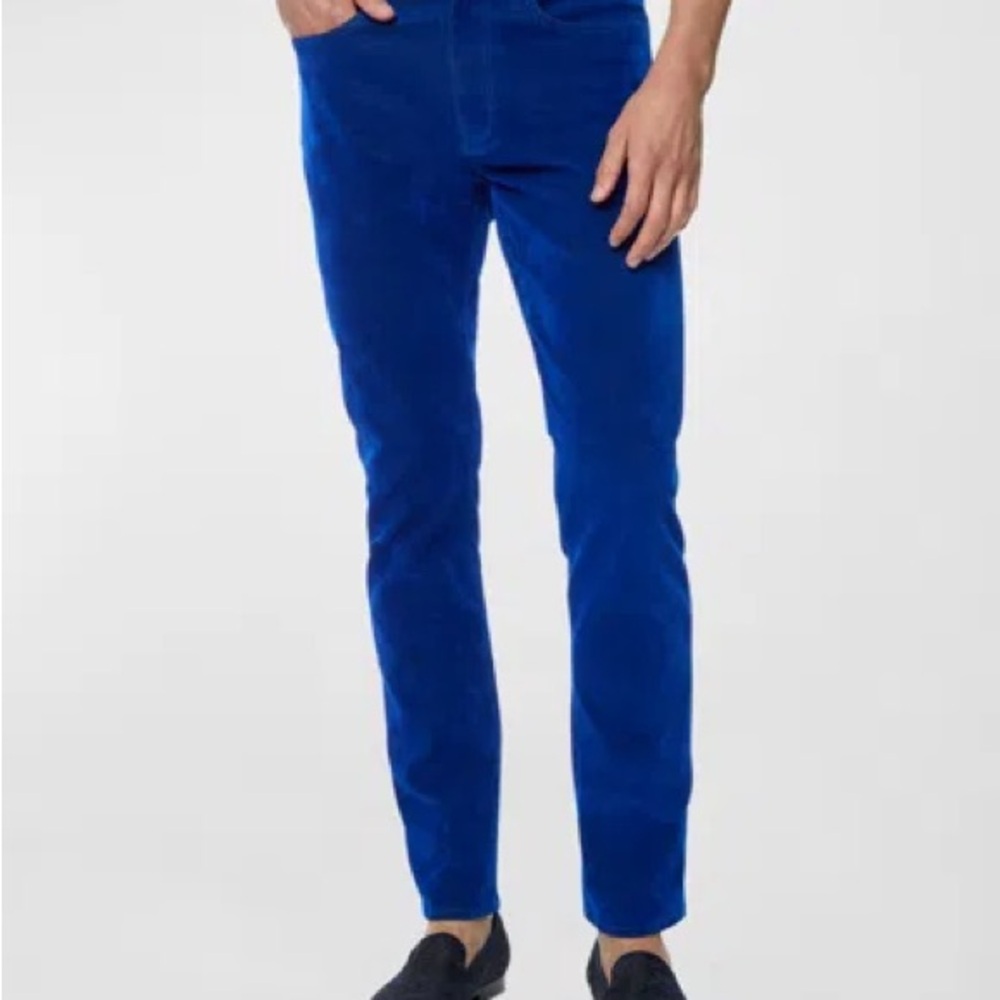 NWT Robert Graham Men’s Cobalt Blue Velvet Pants